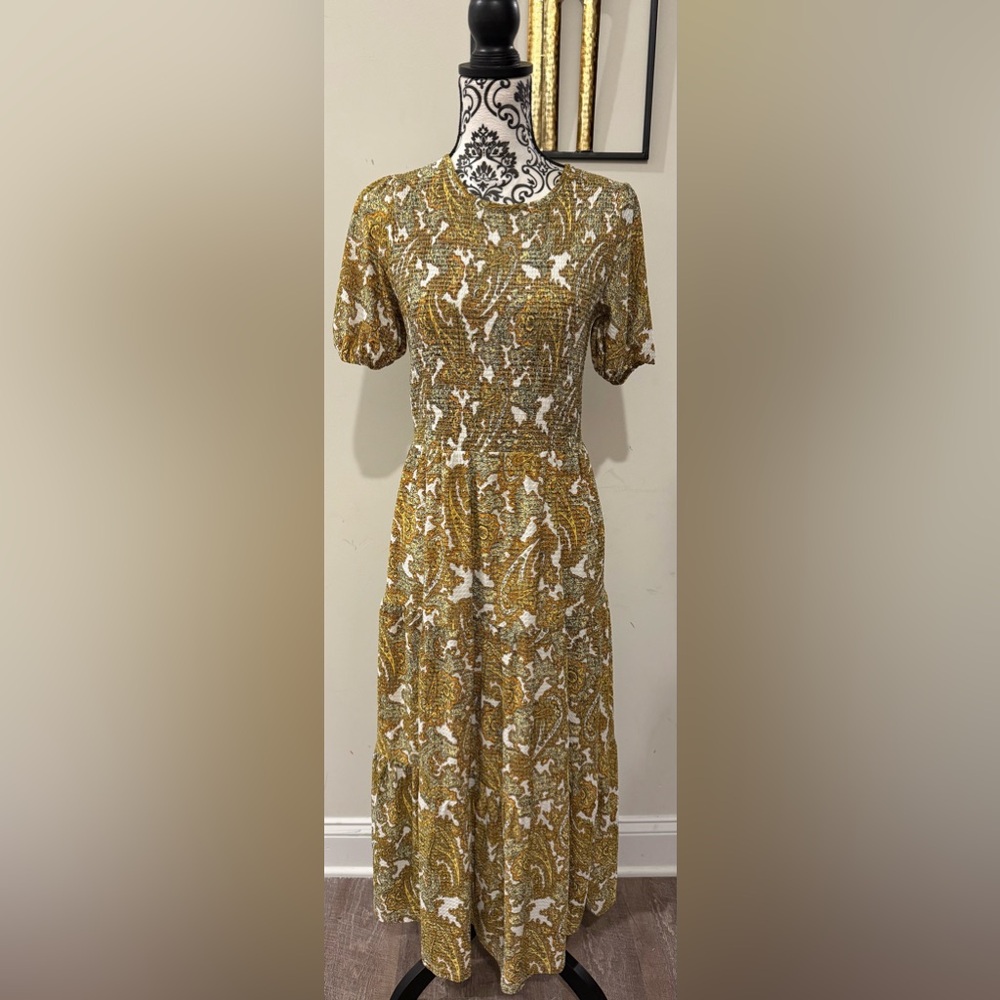 Michael Michael Kors Paisley Print Tiered Dress
